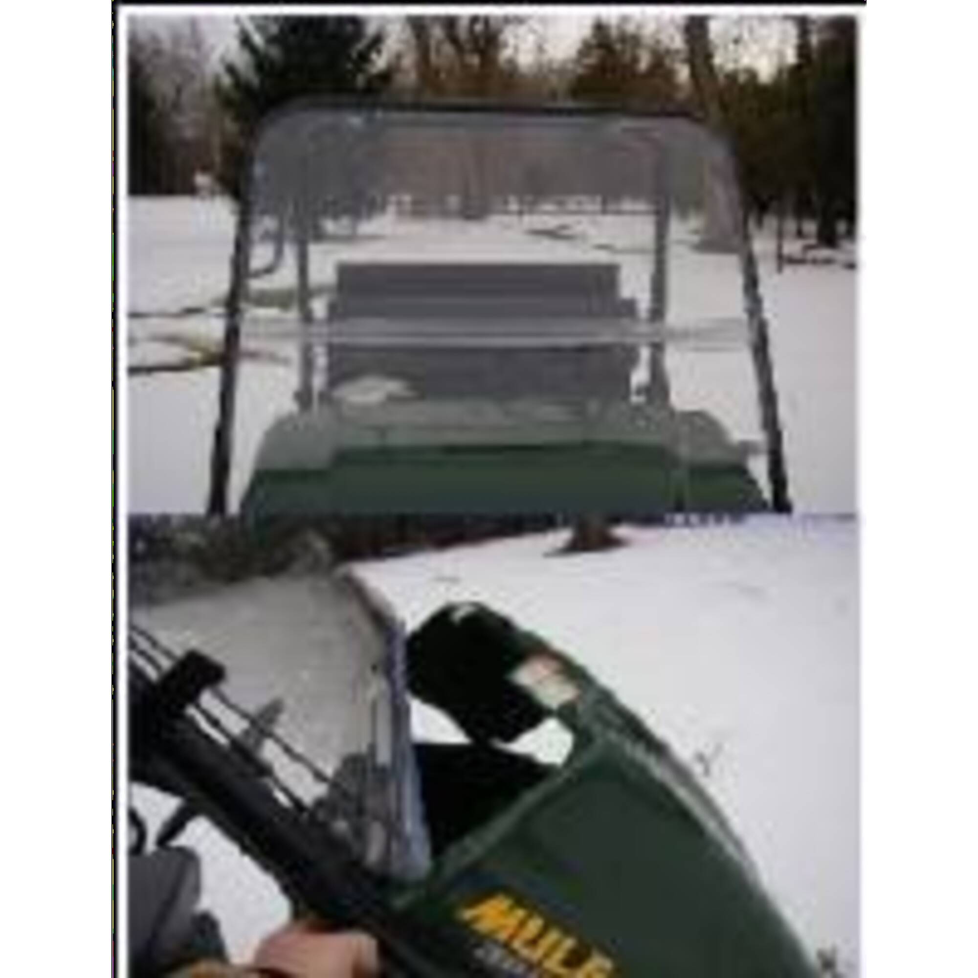 Extreme Metal Products, Mule 3000/3010 WIndshield, Capacity 0 lb, Model# 9653